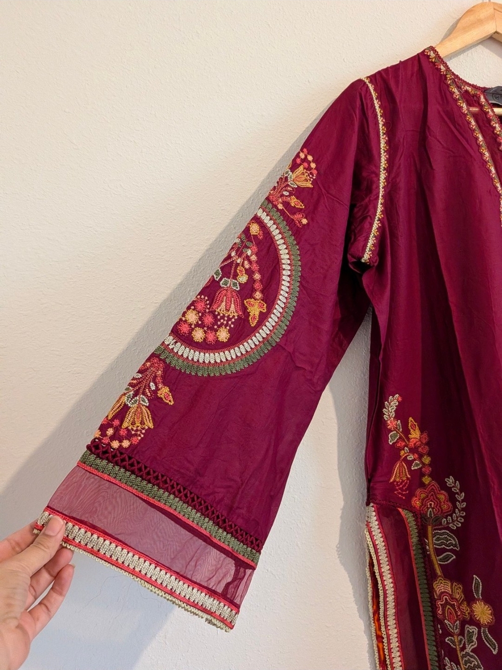 Hussain Rehar Designer Dress NWT - Picture 9 of 12